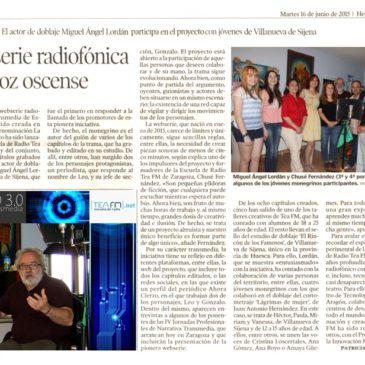 Un grupo de aragoneses crea una webserie radiofónica única a nivel nacional