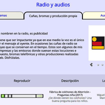 Grabación de anuncios y cuñas de radio