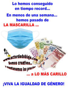 Mascarilla y mascarillo